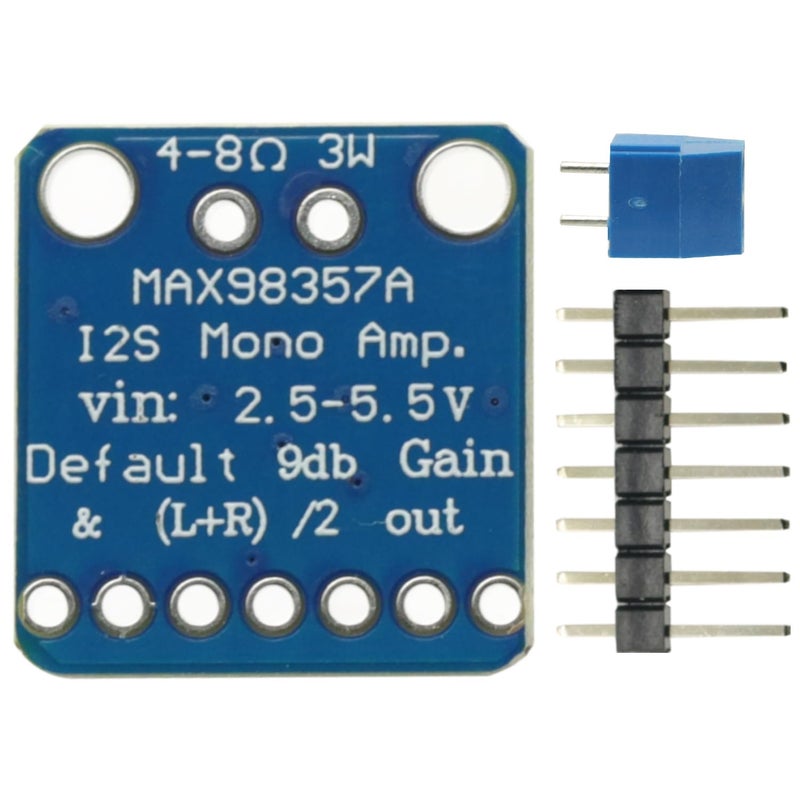 GODIYMODULES 2PCS MAX98357 MAX98357A I2S 3W Class D Amplifier Breakout Interface I2S DAC Decoder for Audio Raspberry Pi Esp32 Arduino Zero - Image 5